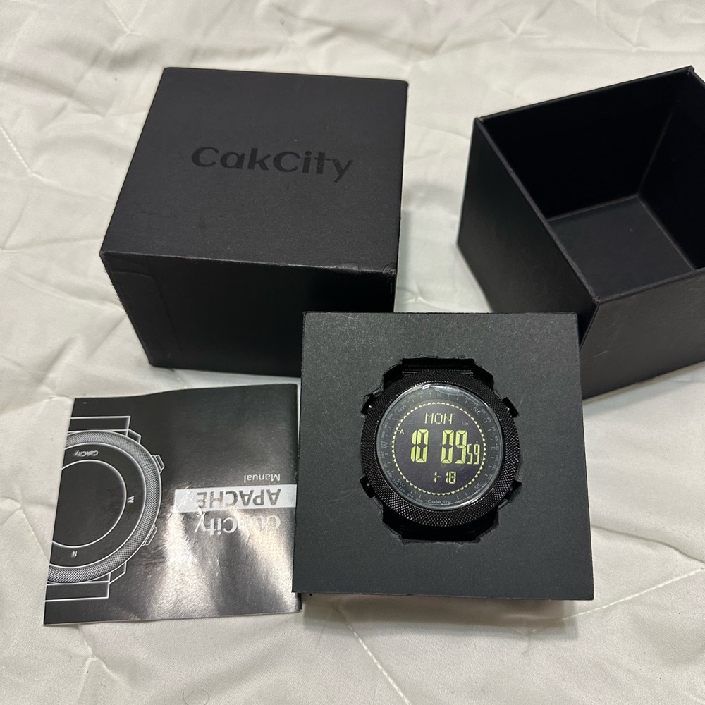 New.NORTH EDGE Men's Military Wristwatch Outdoor Sports Compass Watch Waterproof